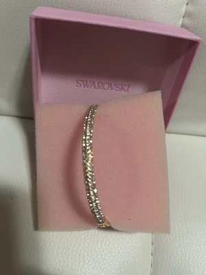 Swarovski Crystal Rose Gold Tone Bracelet - Image 1 of 2