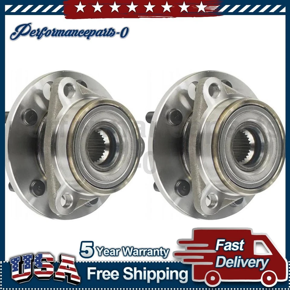 Conjunto de cojinete y buje de rueda delantera para Chevrolet Celebrity 1983-1990 Foto 1 de 4