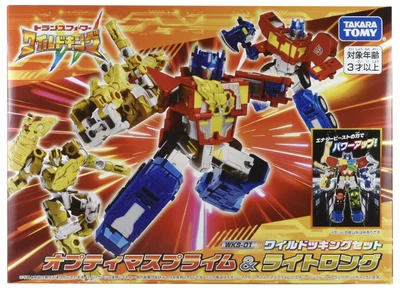 Transformers WKS-01 Optimus Prime & Light Long Wild Docking Set - Image 1 of 4