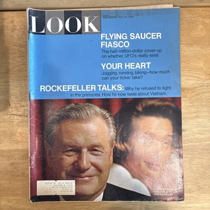 Look Magazine May 14 1968 Special Issue, Flying Saucers UFO's, Rockefeller - Imagen 1 de 7