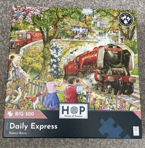 House Of Puzzles Extra Large 500 XL Piece - Daily Express - Jigsaw Puzzle - Picture 1 of 2