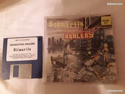 Jeu Video MANHATTAN DEALERS de SILMARILS IBM PC 1987 disquette 3"5 - Photo 1/2