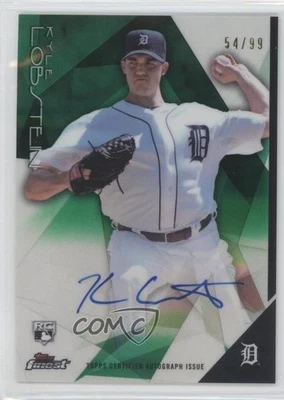 2015 Topps Finest Auto Green Refractor /99 Kyle Lobstein #FA-KL Rookie Auto RC - Image 1 of 2