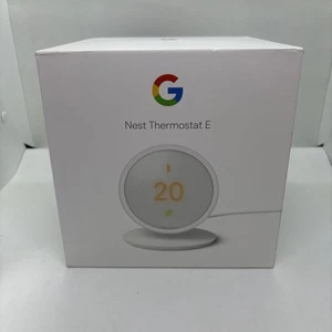 Sealed Google nest Thermostat E white smart Thermostat HF001235 - Picture 1 of 10
