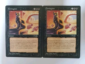2 x Contagion, MTG, Alliances, Magic The Gathering - Picture 1 of 2
