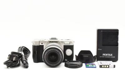 PENTAX Q10 12.4MP Digitalkamera Silber 5-15mm Objektiv Gebraucht aus JAPAN... - Bild 1 von 4