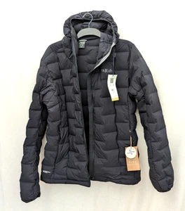 Rab Jacket Mens Large Cubit Stretch Down Hoody Coat Pertex Puffer Quilted L READ - Picture 1 of 15