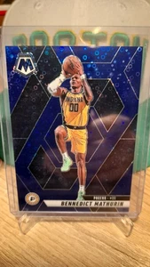 2024-25 Panini Mosaic Basketball Bennedict Mathurin Fast Break Blue Mosaic /85 - Picture 1 of 2