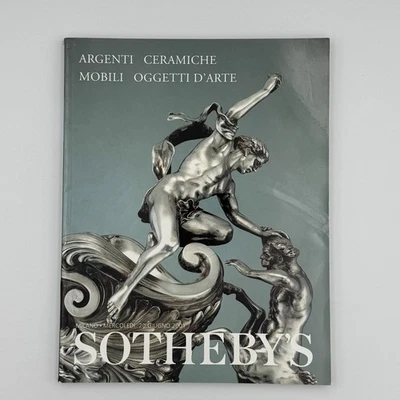 Sothebys Milano Auction Catalog Silverware, Ceramics, Furniture, Art June 2001 - Image 1 of 4