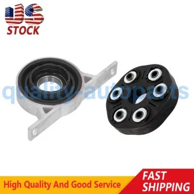 Driveshaft Flex Disc +Center Support Bearing Set for BMW 730Li 735Li 740Li 745Li Foto 1 de 2