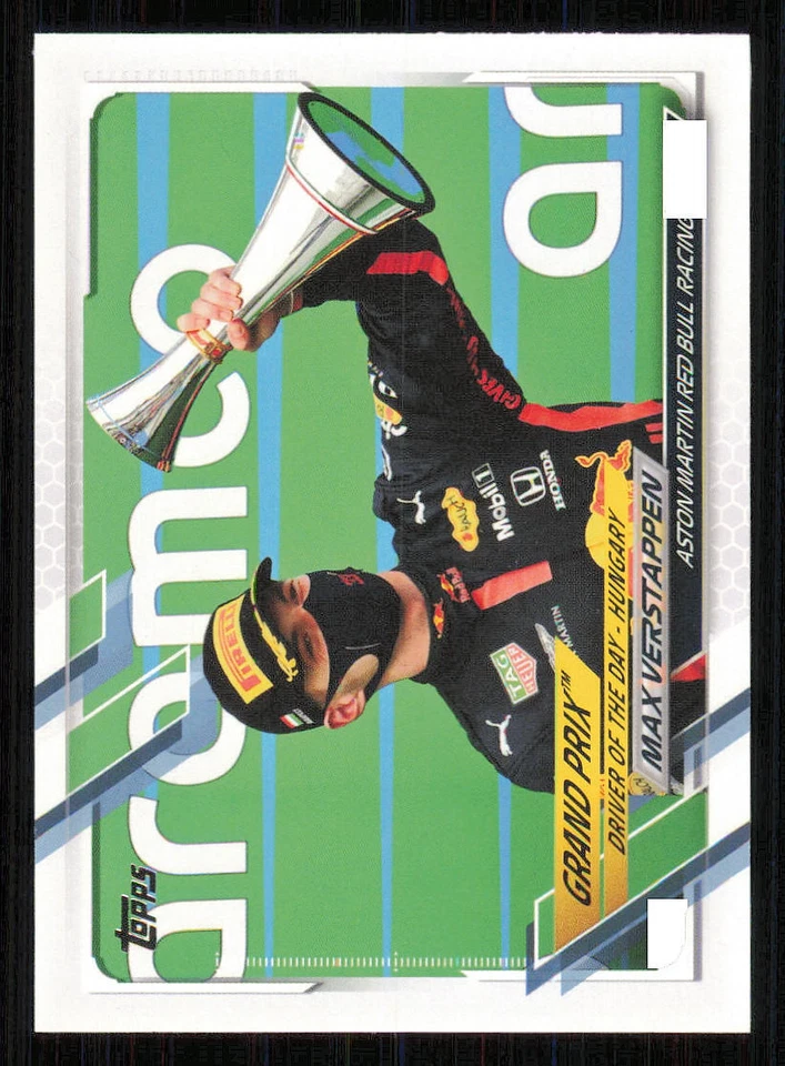2021 Topps Formula 1 #168 Max Verstappen/Drive of the Day - Image 1 of 2