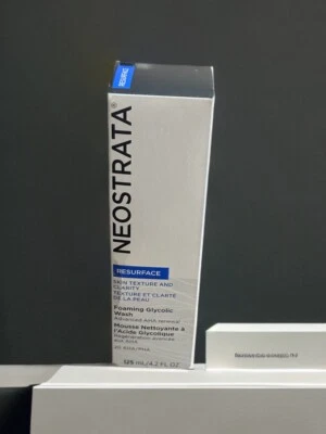 Neostrata Resurface 发泡甘醇洗涤 AHA 20 4.2 盎司/125 毫升全新带盒 - MSRP 40 美元 — 第 1/4 张图片
