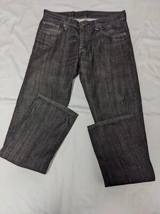 Men's Levis 514 Black Straight Leg Jeans Tag Size 30x32 Measures 33x32 - Picture 1 of 11