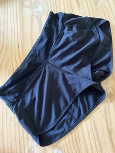 womens lululemon Black shorts size 6 - Picture 1 of 3