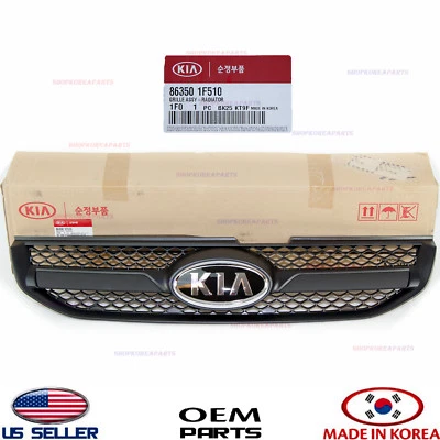 REJILLA RADIADOR DELANTERO GENUINO!!! KIA SPORTAGE 2008 2009 2010 863501F510 Foto 1 de 3