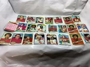 1970s Topps and Kelloggs Kansas City Chiefs Football Cards Super Bowl Len Dawson - Picture 1 of 3