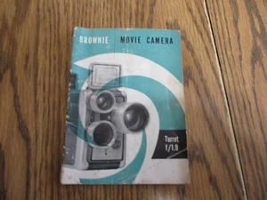 BROWNIE MOVIE CAMERA TURRET F/1.9 MANUAL - Picture 1 of 4