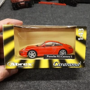 Abrex Cararama Porsche 911 Carrera S. Diecast, red, in box (DC011823-09) - Picture 1 of 10