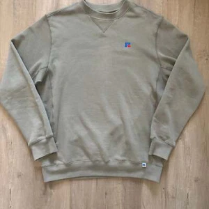 Sage green Russel crew neck sweater - Picture 1 of 6
