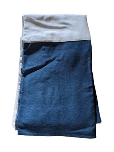 NWOT WestPoint TWIN Bed Skirt Denim Stonewashed Chambray  13” Drop Tailored - Picture 1 of 3