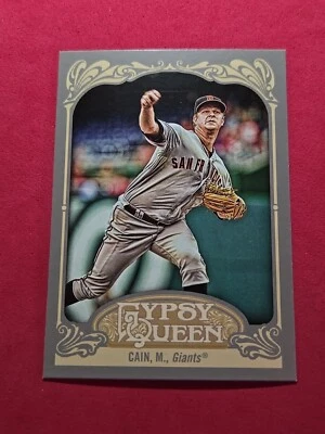2012 Matt Cain Topps Gypsy Queen #24 - Image 1 of 2