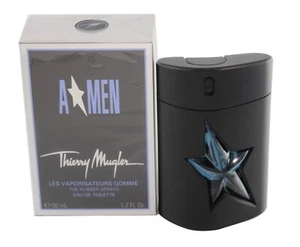 A MEN BY THIERRY MUGLER 1.7/1.6 OZ EDT SPRAY(RUBBER) FOR MEN NEW IN A BOX - Picture 1 of 1