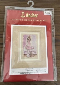 Anker Kreuzstich Sets Let’s Pirouette 15 x 10 cm Ballettschuhe Pretty Pink - Bild 1 von 11