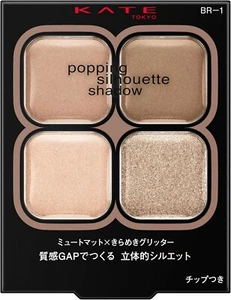 Sombra de ojos Kanebo KATE Popping Silhouette sombra BR-1 marrón tipo 3,6 g brillante - Imagen 1 de 8