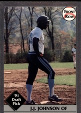 1991 Front Row Draft Picks Silver #48 J.J. Johnson