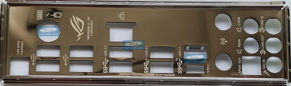 ASUS I/O IO SHIELD BLENDE BRACKET STRIX X99 GAMING, ROG STRIX X99 GAMING - Bild 1 von 1