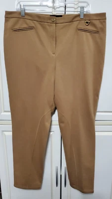 Pantalones al tobillo ajustados Talbots Dalton para mujer talla 16 beige equitación OOO-28 Foto 1 de 4
