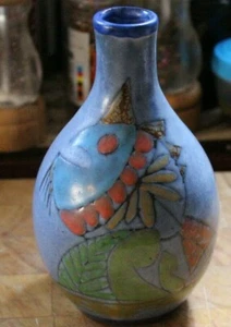 funky european 1960s vase mid century design fish decoration - Picture 1 of 3