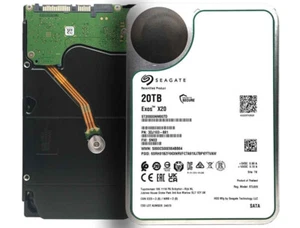 Seagate Exos X20 20TB 7200 SATA 6Gb/s 3,5 Zoll Enterprise Festplatte ST20000NM007D - Bild 1 von 6
