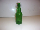 Old Vintage Grolsch GREEN, Beer Bottle with Porcelain Swing Top Lid