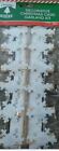 New Snowflake Decorative Christams Card Garland Kit  12 Clips to Hang the Cards