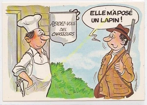 CP Humour Chasse She Stood Me Up - Picture 1 of 2