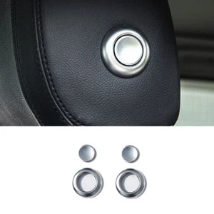 Seat Headrest Button Ring Cover Trim For Defender 110 2020-2022 GL Matte Silver - Imagen 1 de 9