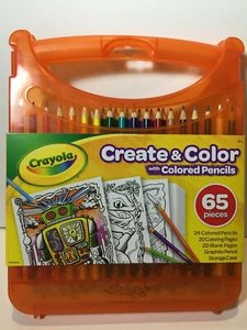 Crayola Create & Color With Colored Pencils 65/Pkg - Picture 1 of 4