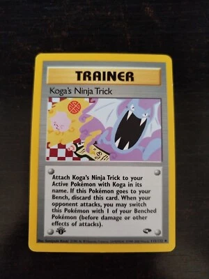 Koga's Ninja Trick 1. Edition Near Mint Gym Challenge 115/132 Pokémon TCG - Bild 1 von 2