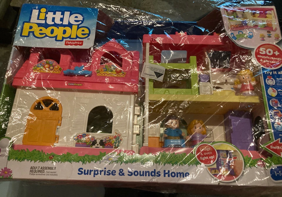 Fisher-Price Little People Surprise & Sounds Home Dollhouse  DFN41 Touch Sing Pretend Play