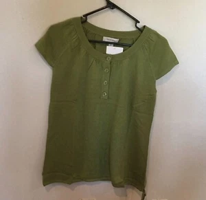 Top Merona Talla Mediana Verde - TOTALMENTE NUEVO CON ETIQUETAS / NUEVO CON ETIQUETAS - Imagen 1 de 4
