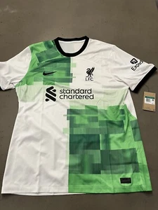 Nike Dri-FIT Liverpool FC 2023/24 Stadium Away Soccer Jersey DX2690-101 Sz XL - Picture 1 of 4