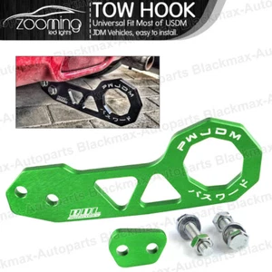 Universal Green JDM Style Aluminum Alloy Racing Car Rear Tow Hook for All cars - Bild 1 von 12
