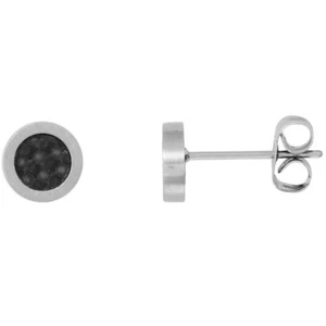 XENOX Ohrringe Herren Ohrstecker XENOX men Edelstahl Silber Schwarz X2602