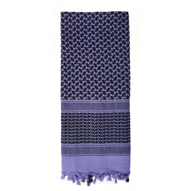Rothco Lightweight Shemagh Tactical Desert Keffiyeh Scarf - Purple - Image 1 of 1