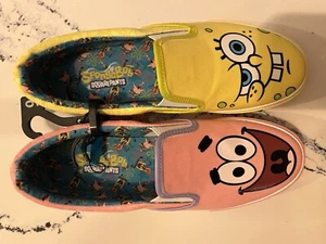 NWT Tennis Shoes Women's 9M SpongeBob Colorful Patrick STAR Slip on GROUND UP - Picture 1 of 11