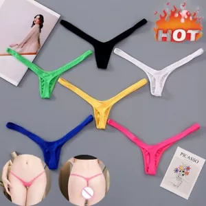 Mutandine sexy donna pizzo perizoma a V schiena a T perizoma perizoma lingerie intimo US - Foto 1 di 31