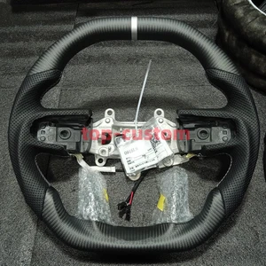 Matte Carbon Fiber Steering Wheel For ram 1500 2019 2020 2021 2022 2023 2024 - Bild 1 von 2