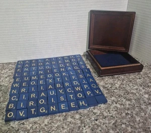 Scrabble Tiles 100 Pieces Full Set Letters With Box Collectors Edition - Picture 1 of 1
