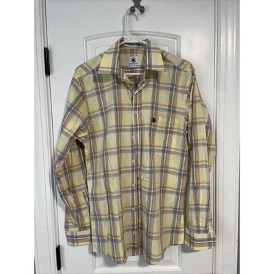 Southern Proper Small Men's Long Sleeve Button Up Shirt Plaid Pocket - Image 1 of 3
